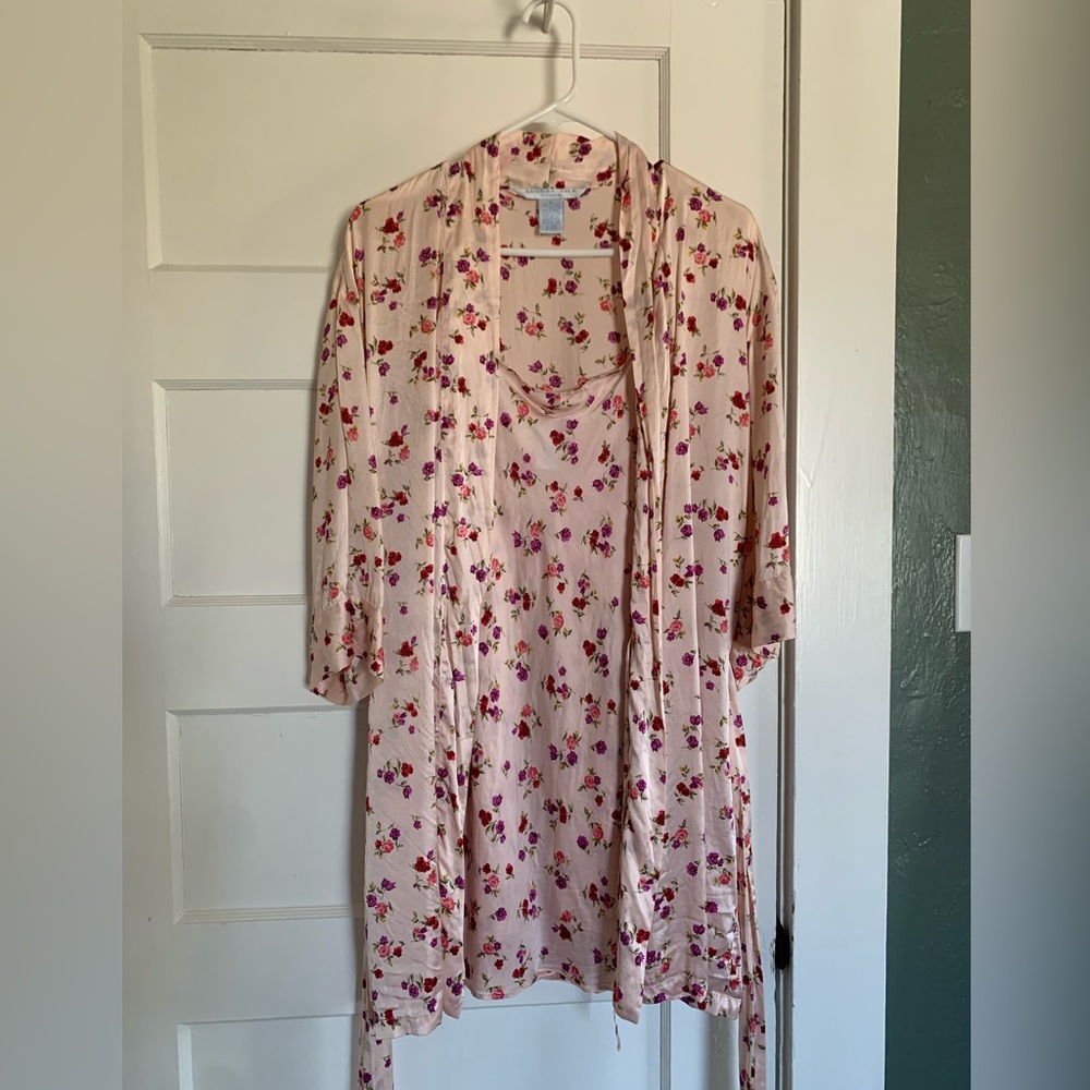 August Silk Robe & Gown set